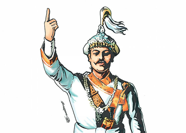 पृथ्वीनारायण शाहको शालिक बुटवलमा अनावरण