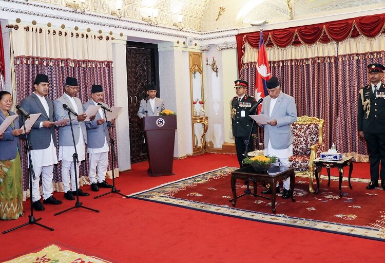 पाँच राजदूतको शपथ